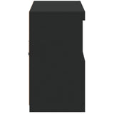 Sideboard With Led Lights 81X37X67 Cm