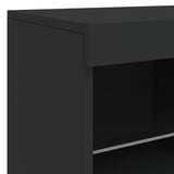 Sideboard With Led Lights 81X37X67 Cm