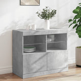 Sideboard With Led Lights 81X37X67 Cm