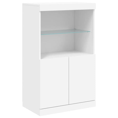 Sideboard With Led Lights 60.5X37X100 Cm