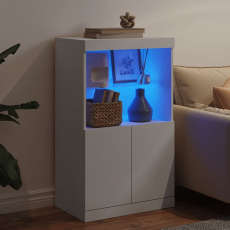 Sideboard With Led Lights 60.5X37X100 Cm