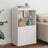 Sideboard With Led Lights 60.5X37X100 Cm