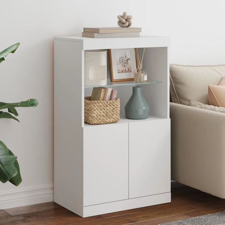 Sideboard With Led Lights 60.5X37X100 Cm