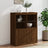 Sideboard With Led Lights 81X37X100 Cm