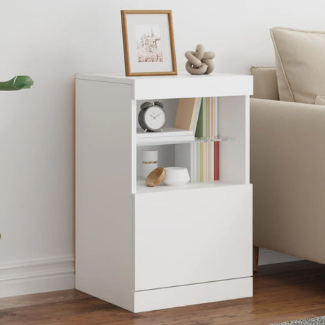 Sideboard With Led Lights 41X37X67 Cm