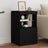 Sideboard With Led Lights 41X37X67 Cm