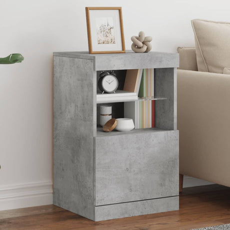 Sideboard With Led Lights 41X37X67 Cm