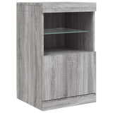Sideboard With Led Lights 41X37X67 Cm