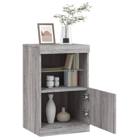 Sideboard With Led Lights 41X37X67 Cm