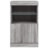 Sideboard With Led Lights 41X37X67 Cm