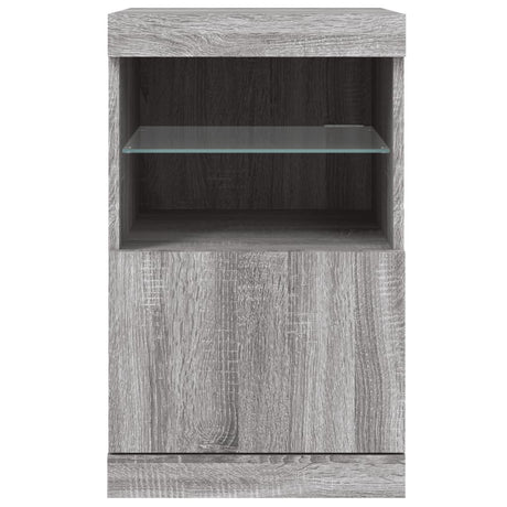 Sideboard With Led Lights 41X37X67 Cm