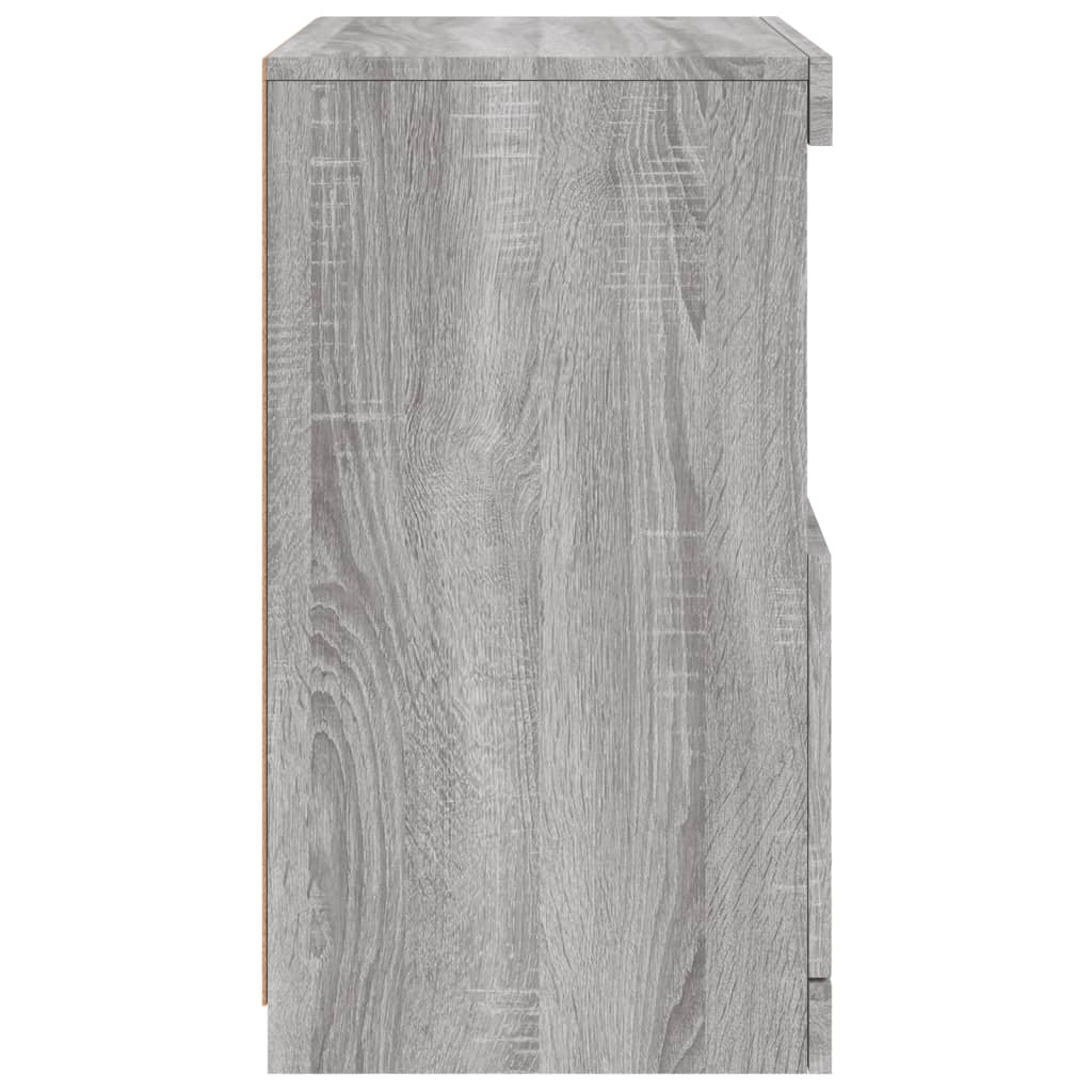 Sideboard With Led Lights 41X37X67 Cm