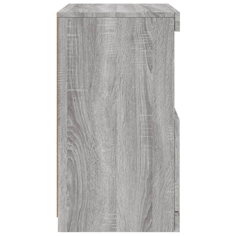Sideboard With Led Lights 41X37X67 Cm