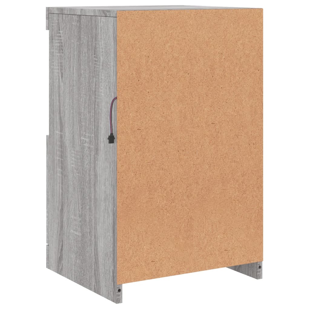 Sideboard With Led Lights 41X37X67 Cm