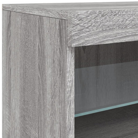 Sideboard With Led Lights 41X37X67 Cm