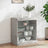 Sideboard With Led Lights 60.5X37X67 Cm