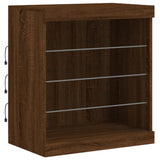 Sideboard With Led Lights 60.5X37X67 Cm
