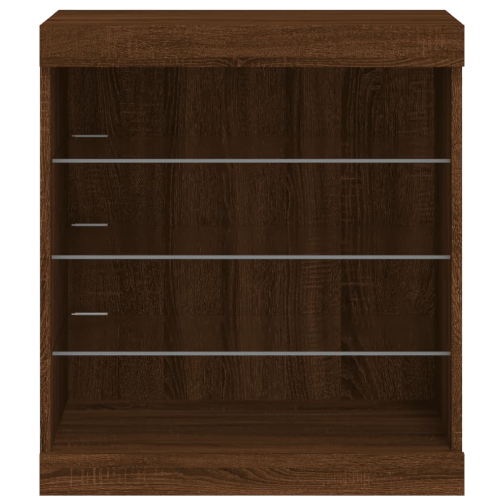 Sideboard With Led Lights 60.5X37X67 Cm