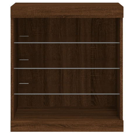 Sideboard With Led Lights 60.5X37X67 Cm