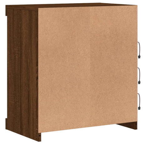 Sideboard With Led Lights 60.5X37X67 Cm