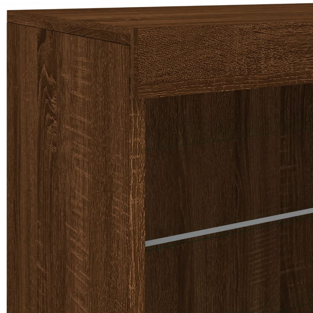 Sideboard With Led Lights 60.5X37X67 Cm