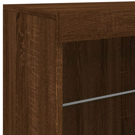 Sideboard With Led Lights 60.5X37X67 Cm