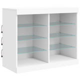 Sideboard With Led Lights 81X37X67 Cm