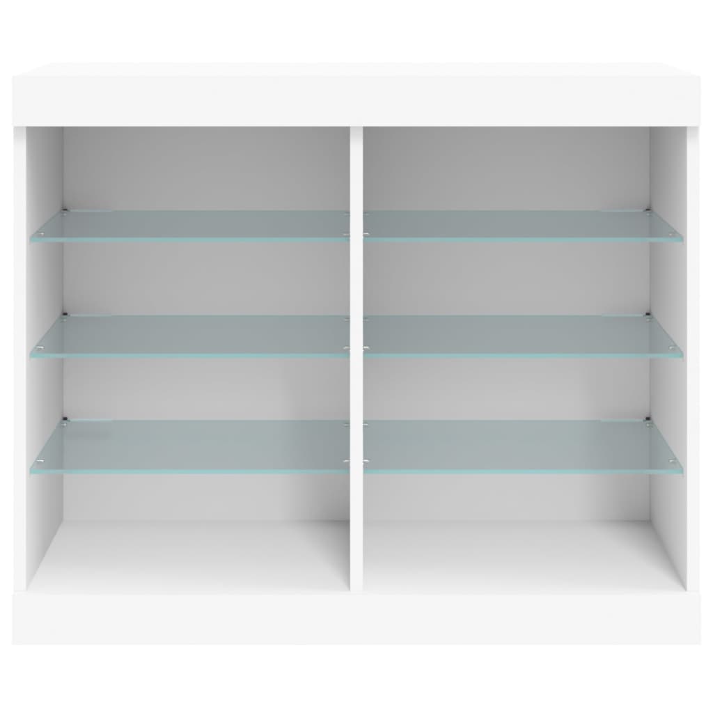 Sideboard With Led Lights 81X37X67 Cm