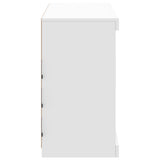 Sideboard With Led Lights 81X37X67 Cm