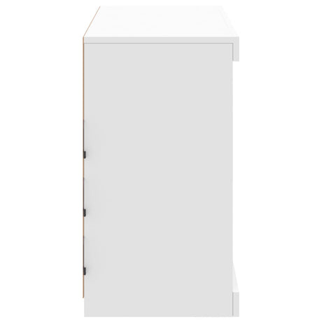 Sideboard With Led Lights 81X37X67 Cm