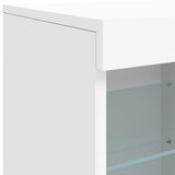 Sideboard With Led Lights 81X37X67 Cm