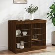 Sideboard With Led Lights 81X37X67 Cm