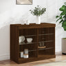 Sideboard With Led Lights 81X37X67 Cm