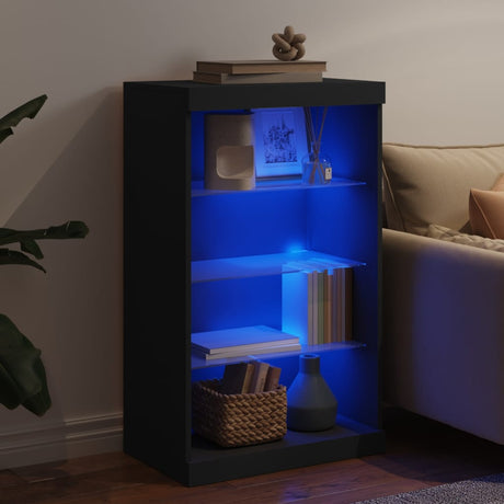 Sideboard With Led Lights 60.5X37X100 Cm