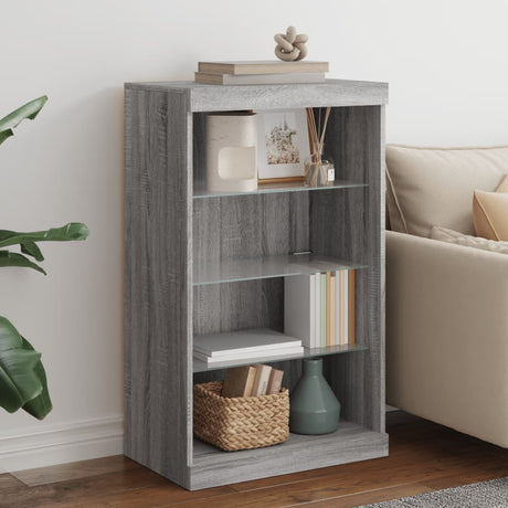 Sideboard With Led Lights 60.5X37X100 Cm