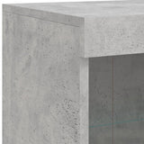Sideboard With Led Lights 81X37X100 Cm