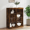 Sideboard With Led Lights 81X37X100 Cm