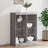 Sideboard With Led Lights 81X37X100 Cm