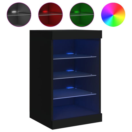 Sideboard With Led Lights 41X37X67 Cm