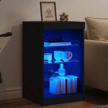 Sideboard With Led Lights 41X37X67 Cm