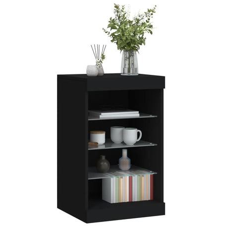 Sideboard With Led Lights 41X37X67 Cm