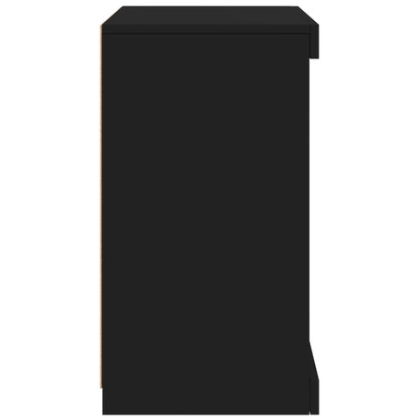 Sideboard With Led Lights 41X37X67 Cm