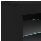 Sideboard With Led Lights 41X37X67 Cm