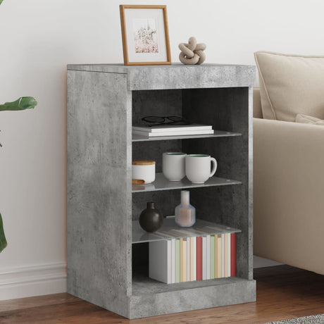Sideboard With Led Lights 41X37X67 Cm