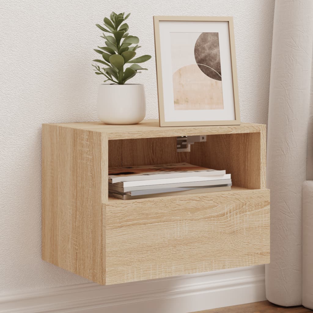 Tv Wall Cabinet 60X30X30 Cm Engineered Wood