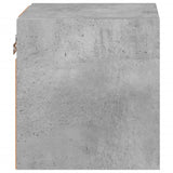 Tv Wall Cabinets With Led Lights 2 Pcs 30X28.5X Concrete Grey