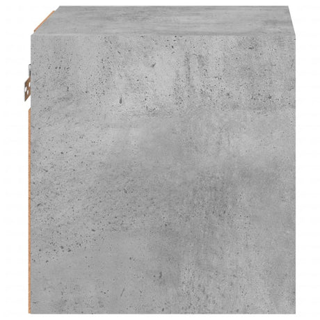 Tv Wall Cabinets With Led Lights 2 Pcs 30X28.5X Concrete Grey