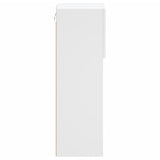 Tv Cabinet With Led Lights 30.5X30X White