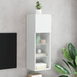 Tv Cabinet With Led Lights 30.5X30X White