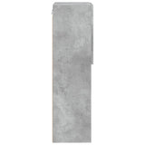 Tv Cabinet With Led Lights 40.5X30X Concrete Grey